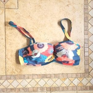 Modcloth Floral Bikini Top
